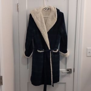 LL Bean Flannel Robe